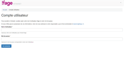 Desktop Screenshot of intranet.ifage.ch